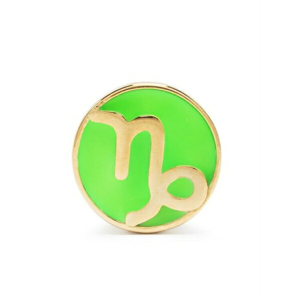 聖処女マリア 黒いこと メンズ ピアス・イヤリング 付属品 Capricorn coin charm Gold