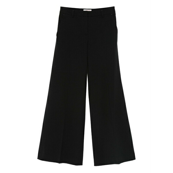 アルベルト ビアーニ レディース カジュアルパンツ ボトムス Wide-leg trousers Black|asty