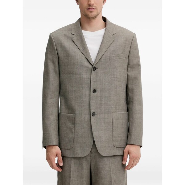 フィリッパコー メンズ ジャケット＆ブルゾン アウター Side-pocket buttoned blazer Brown｜asty
