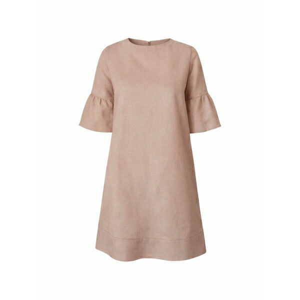 グランサッソ レディース ワンピース トップス Ruffled mini dress Pink|asty
