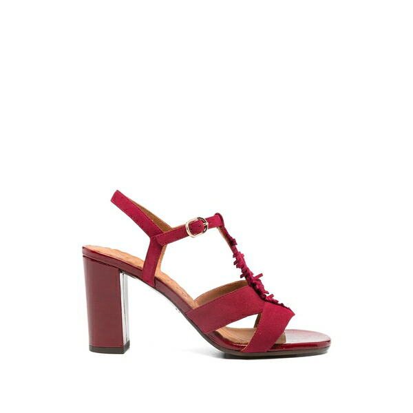 チエミハラ レディース サンダル シューズ Balia suede sandals Red|asty