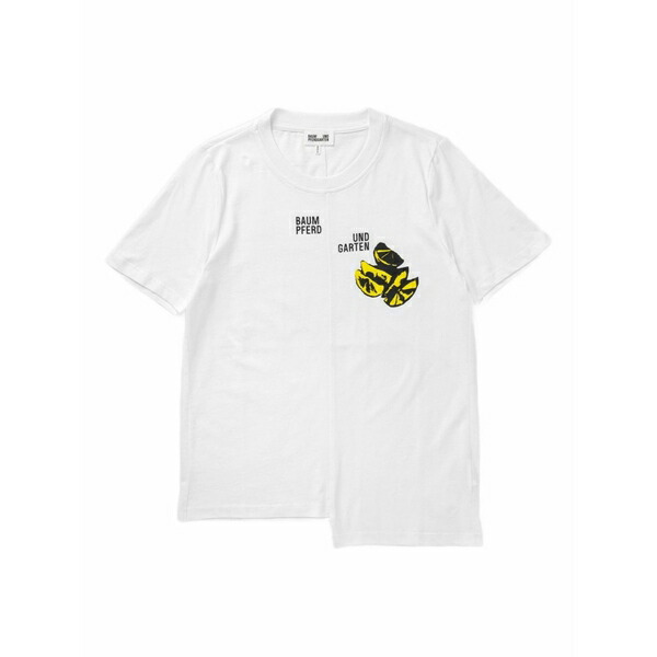 バウムウンドヘルガーデン レディース プルオーバー トップス Jawos graphic-print t-shirt White