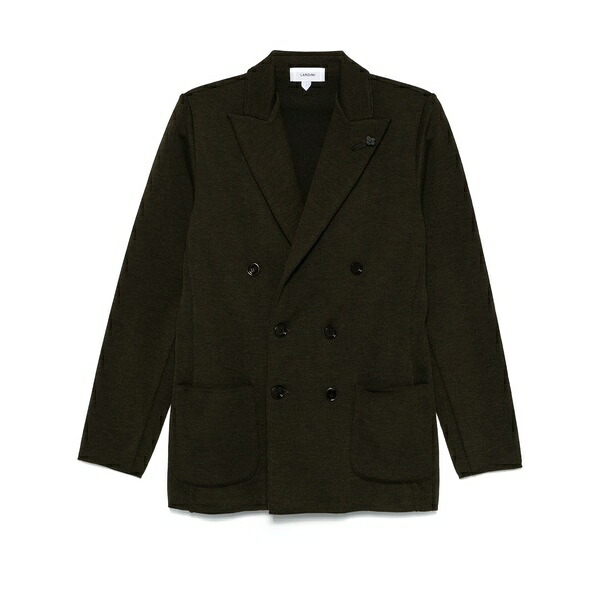 ラルディーニ メンズ ジレー アウター Knitted blazer Green