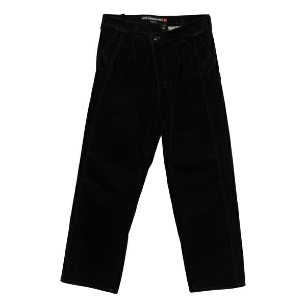 アンダーソン ベル メンズ デニムパンツ ボトムス Button fly jeans Black|asty