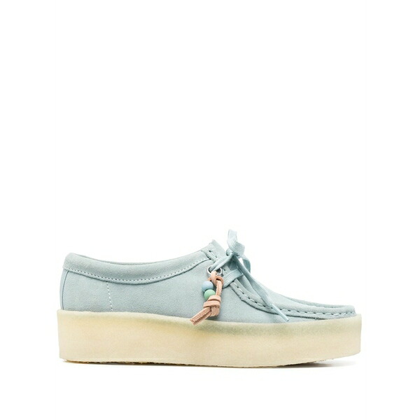 クラークス レディース スリッポン・ローファー シューズ Seam-detail suede loafers Blue