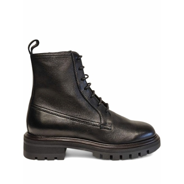 ヘンダーソン・ブラッコ レディース ブーツ シューズ Lace-up leather boots Black|asty
