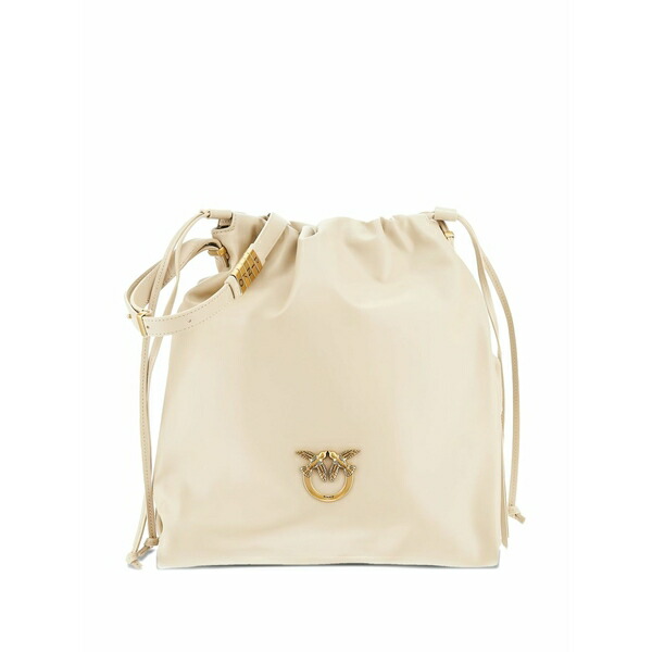 ピンコ レディース ショルダーバッグ 御徒面子 Love birds shoulder bag Neutrals