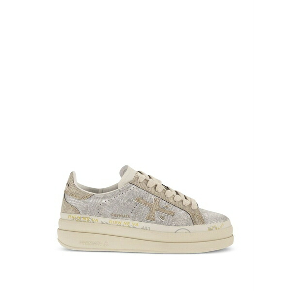 プレミアータ レディース スニーカー シューズ Claudia 8132 lace-up sneakers Silver