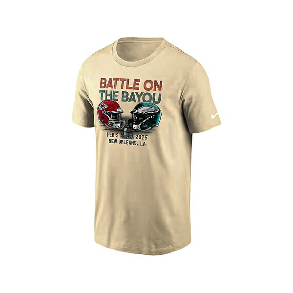 ナイキ メンズ Tシャツ トップス Battle on the bayou t-shirt Neutrals｜asty