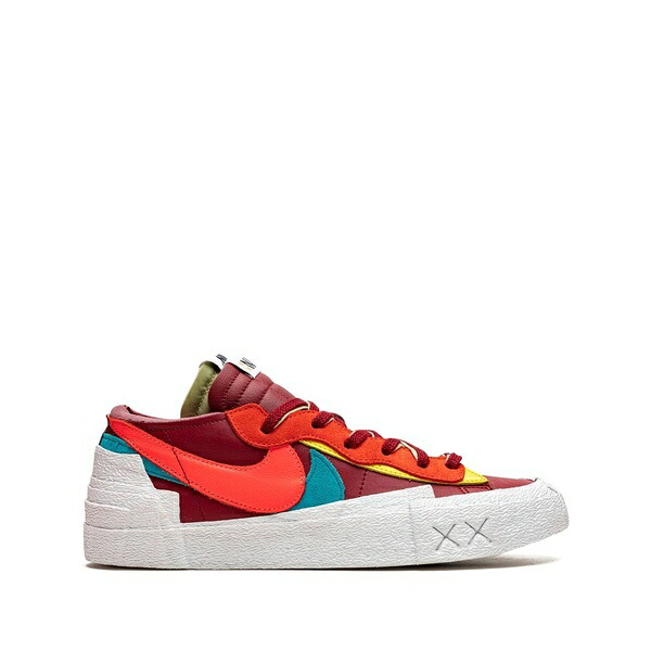 ナイキ メンズ スニーカー シューズ X kaws x sacai blazer low "red" sneakers Red|asty
