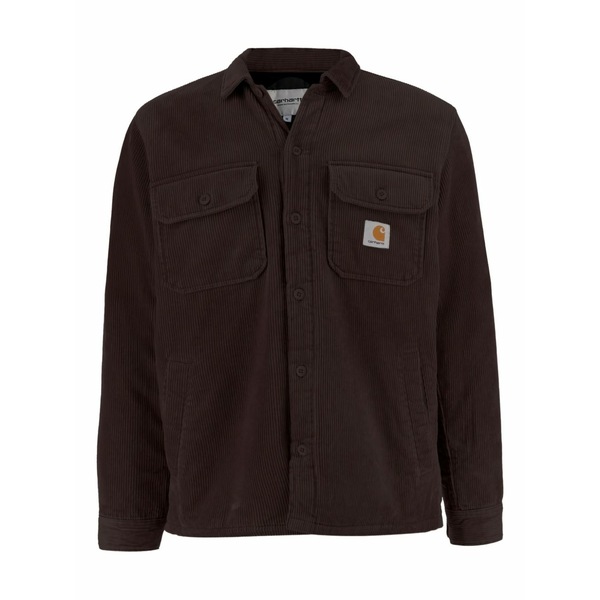 カーハート メンズ ジャケット&ブルゾン アウター Whitsome corduroy shirt jacket Brown|asty