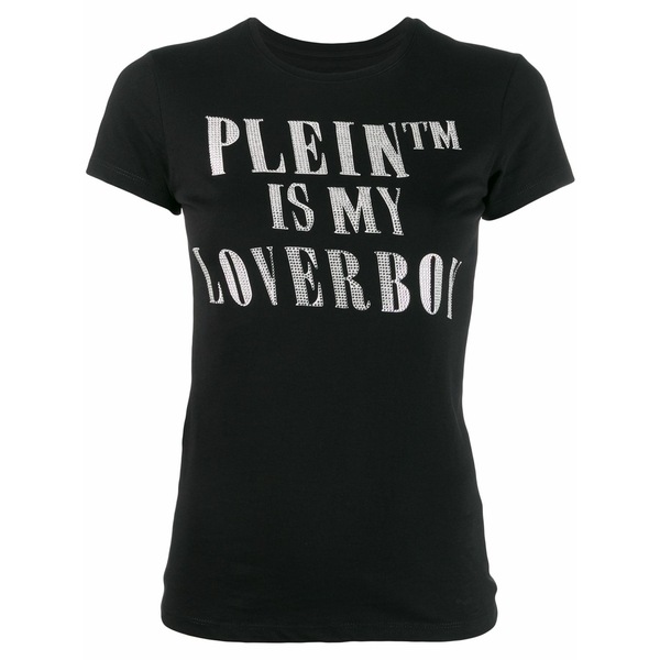 フィリップ飾り気の無い レディース プルオーバー トップス Pleintm t-shirt Black
