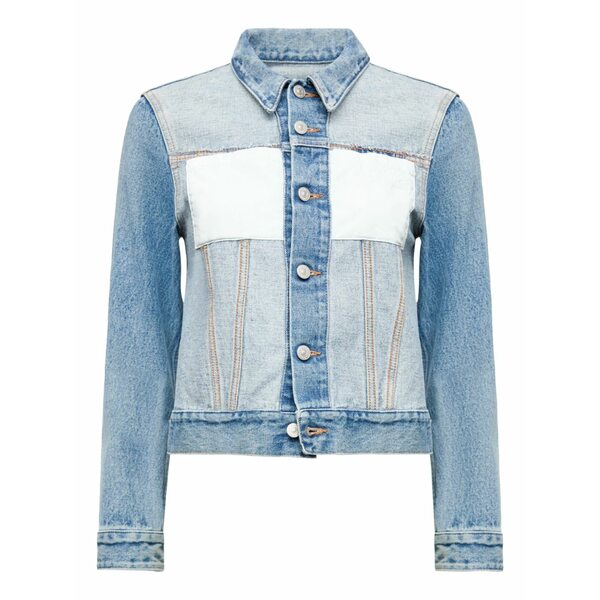 マルタンマルジェラ レディース ジャケット＆ブルゾン アウター Two-tone denim jacket Blue｜asty
