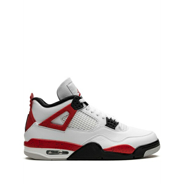 ジョーダン メンズ スニーカー シューズ Air jordan 4 "red cement" sneakers White|asty