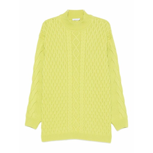 パトリツィア ペペ レディース ニット&セーター アウター Wool-blend sweater Green｜asty