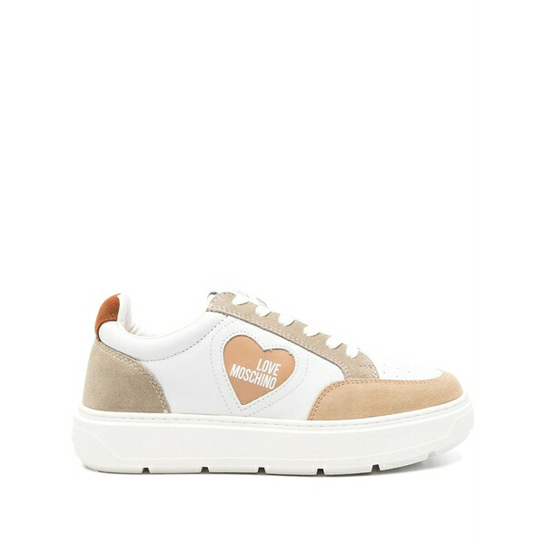 優しいこと モスキーノ レディース スニーカー シューズ Logo-print sneakers White