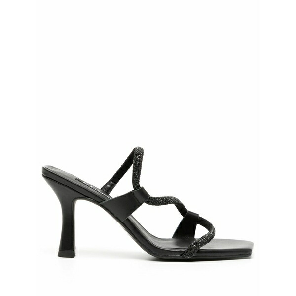センソー レディース サンダル シューズ Umee 90mm square-toe sandals Black|asty