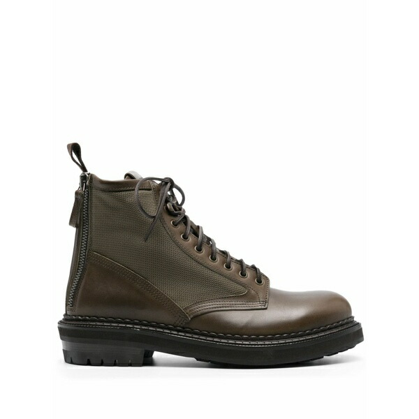 ブッテロ メンズ ブーツ シューズ Cargo panelled ankle boots Green