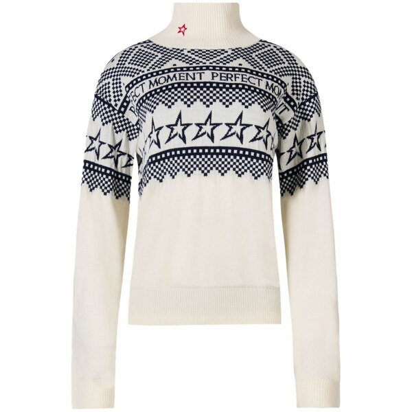 文句なしちょっとの間 レディース 編み物\u0026スウェーター アウター Intarsia-knit sweater White