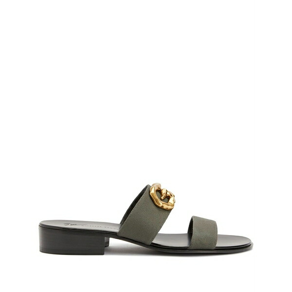 ジュゼッペザノッティ メンズ サンダル シューズ Gregorie logo-plaque sandals  Black