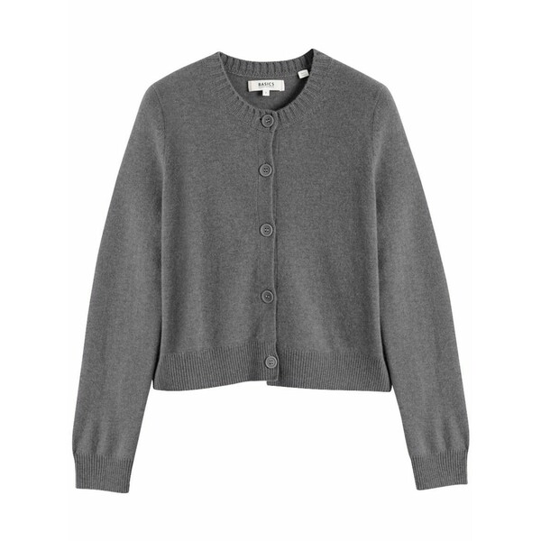 チンティアンドパーカー レディース ジレー アウター Crew-neck knitted cardigan Grey