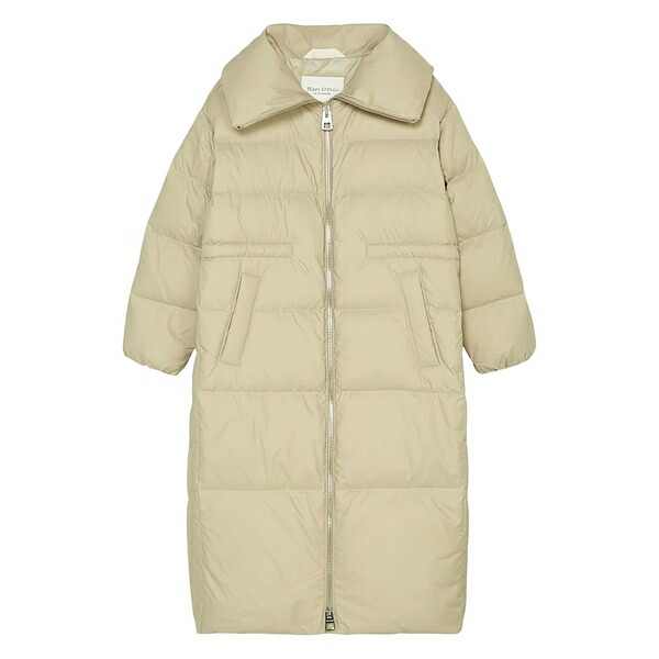 マルコポーロ レディース コート アウター Padded coat Neutrals｜asty