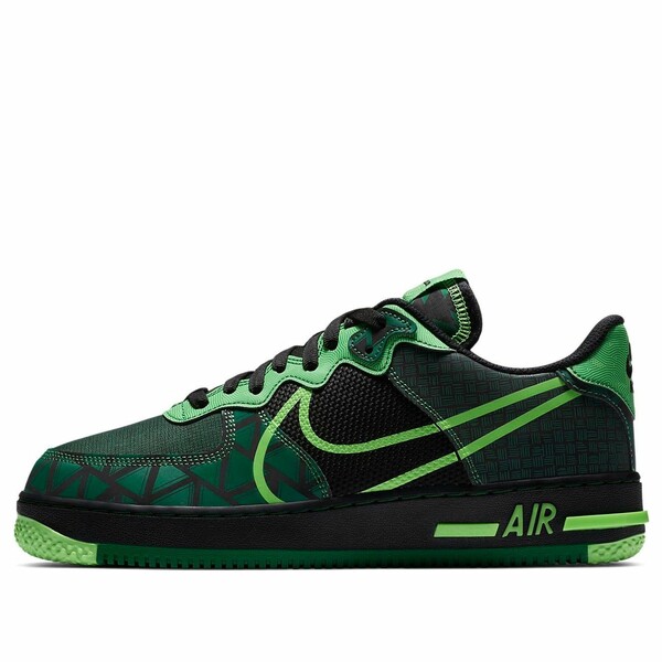 Nike ナイキ メンズ スニーカー 空軍 【Nike Air Force 1 React \u0027Naija\u0027 CW3918-001】  大きさ US_7.5(25.5糎)