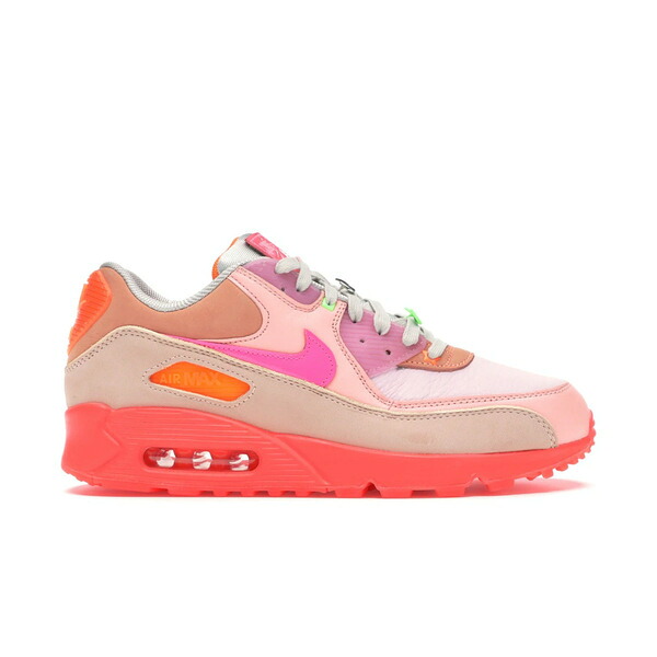 Nike ナイキ レディース スニーカー  【Nike Air Max 90 PRM Platinum Crimson/Bright Purple】  サイズ US_W_10 Platinum Crimson/Bright Purple