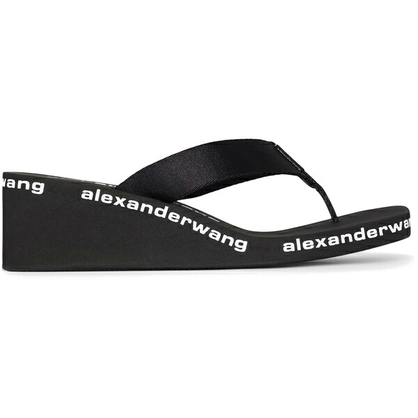 Alexander Wang アレキサンダーワン レディース スニーカー  【Alexander Wang AW Wedge Flip Flop Black】  大いさ EU_37(22.0糎) Black レディース靴-スニーカー