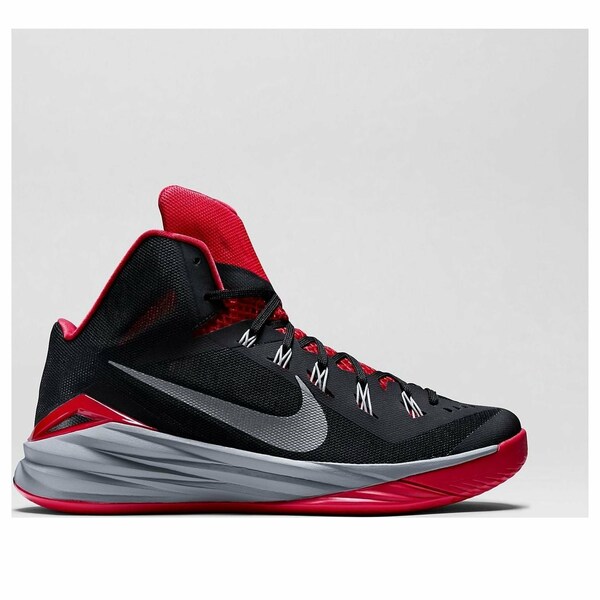 Nike ナイキ メンズ スニーカー 【Nike Hyperdunk 2014 'Black Grey Red' 653640-003】 サイズ US_8.5(26.5cm)|asty