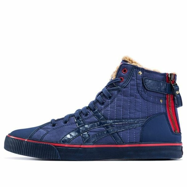 ASICS アシックス メンズ スニーカー 【ASICS Double Clutch Synthetic Leather Upper/Rubber Sole Blue H53YJ-5823】  大きさ US_6.5(24.5珊)