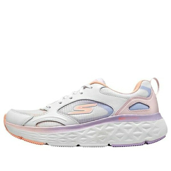Skechers スケッチャーズ レディース スニーカー White/Orange/Purple 【(WMNS) Skechers Max Cushioning Delta Running Shoes 'White Orange Purple' 129128-WPK】 サイズ US_7(24.0cm)|asty