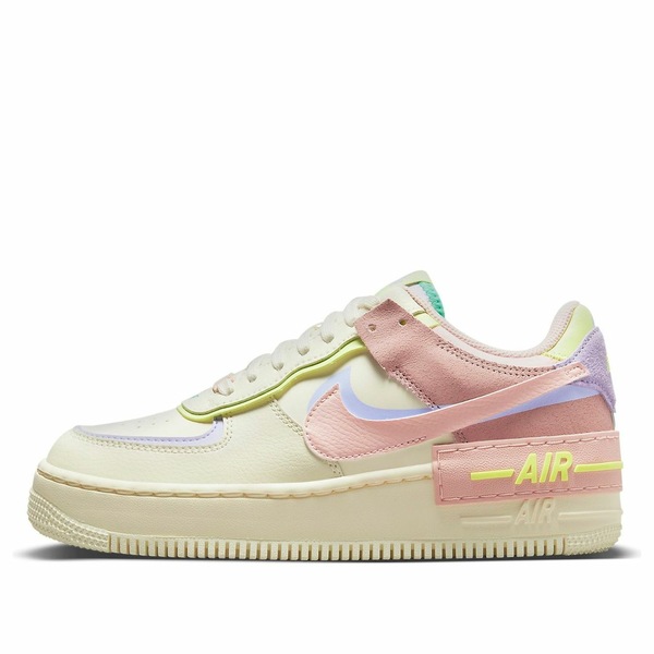 Nike ナイキ レディース スニーカー Cashmere/Pure Violet/Pink Oxford/Pale Coral 【(WMNS) Nike Air Force 1 Shadow 'Cashmere' CI0919-700】 サイズ US_6(23.0cm)｜asty 58,080円