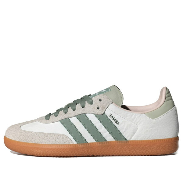 adidas アディダス レディース スニーカー Cloud White / Silver Green / Putty Mauve 【(WMNS) adidas Samba 'Cloud White Silver Green' ID0492】 サイズ US_9.5(26.5cm)｜asty