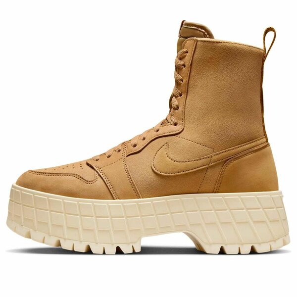 Air Jordan ジョーダン レディース スニーカー Wheat/Wheat/Muslin 【(WMNS) Air Jordan 1 High Brooklyn 'Wheat Muslin' FJ5737-700】 サイズ US_8(25.0cm)|asty