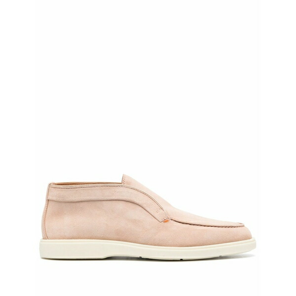 サントーニ メンズ ブーツ シューズ Almond-toe suede boots Neutrals