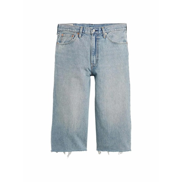 リーバイス メンズ デニムパンツ ボトムス 478芒聞 baggy capri frayed shorts Blue｜asty