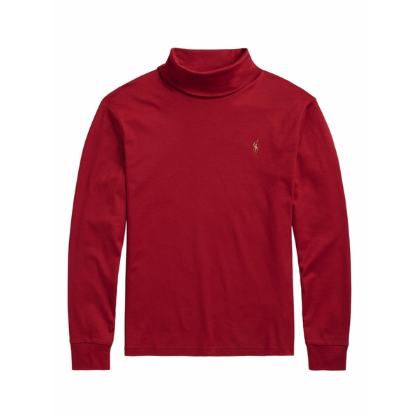 ラルフローレン メンズ 編み物\u0026プルオーバー アウター Polo pony roll-neck sweater Red
