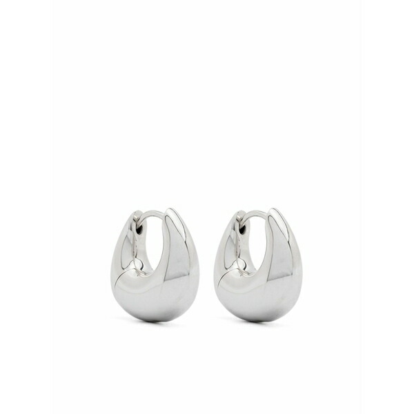 トム白木 メンズ ピアス・イヤリング 佩び物 Small bao hoop earrings Silver