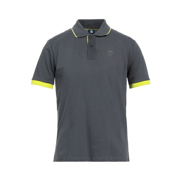 【送料無料】 ノースセール メンズ Tシャツ トップス Polo shirts Grey