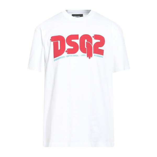 【送料無料】 ディースクエアード メンズ Tシャツ トップス T-shirts White 27,548円