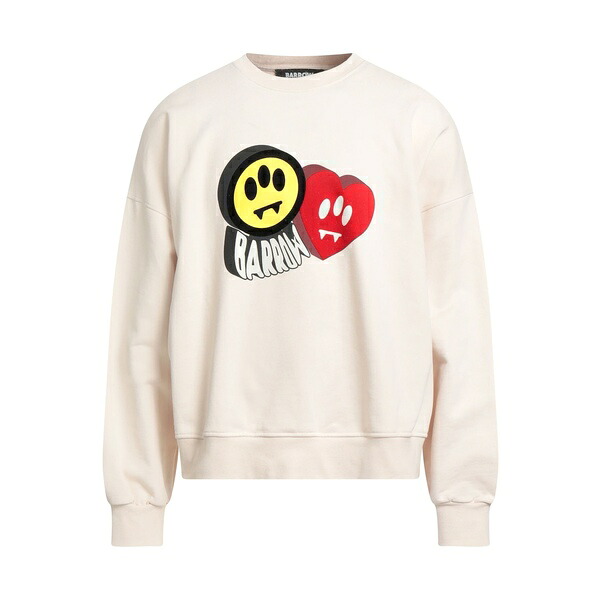 【送料無料】 バロウ メンズ パーカー・スウェットシャツ アウター Sweatshirts White|asty