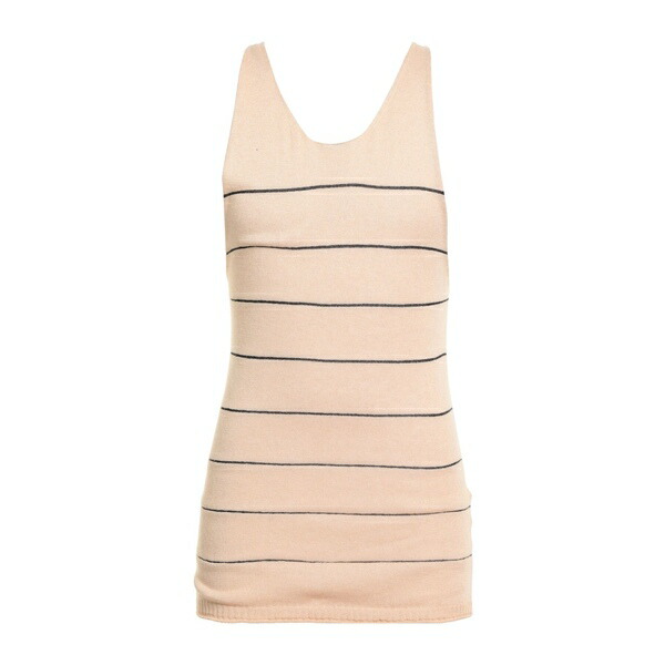 【送料無料】 メッサジェリエ メンズ Tシャツ トップス Tank tops Beige
