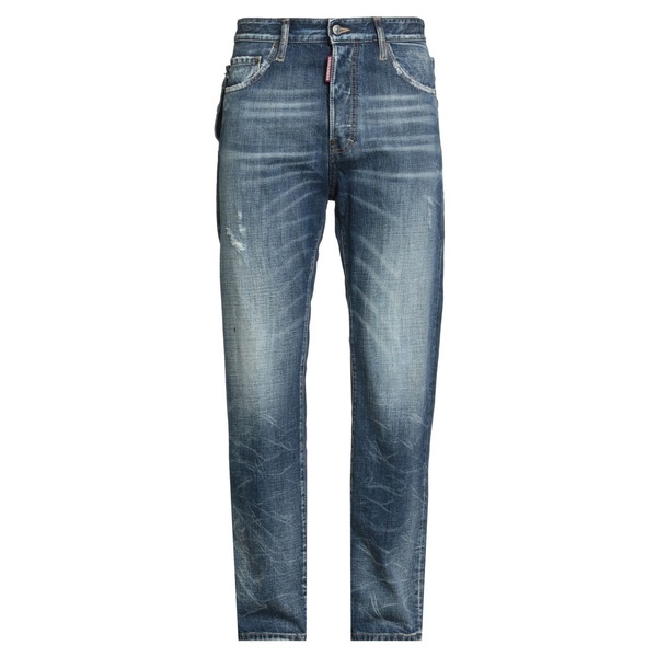 【送料無料】 ディースクエアード メンズ デニムパンツ ボトムス Jeans Blue|asty