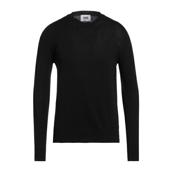 【送料無料】 アルファス テューディオ メンズ ニット&セーター アウター Sweaters Black