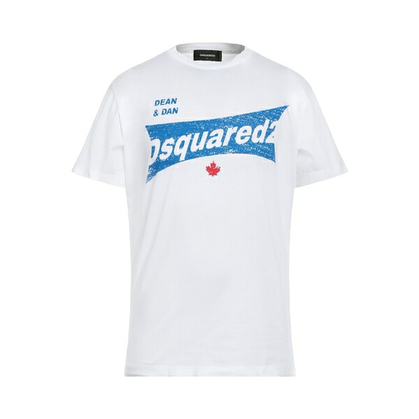 【送料無料】 ディースクエアード メンズ Tシャツ トップス T-shirts White 18,855円