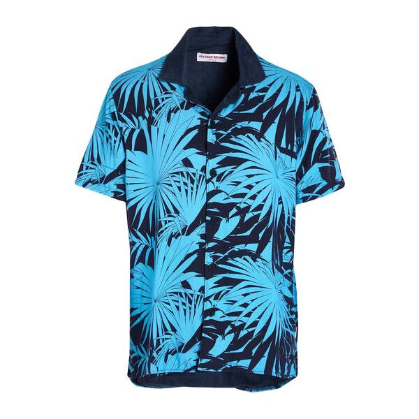 【送料無料】 オールバー ブラウン メンズ シャツ トップス Shirts Azure