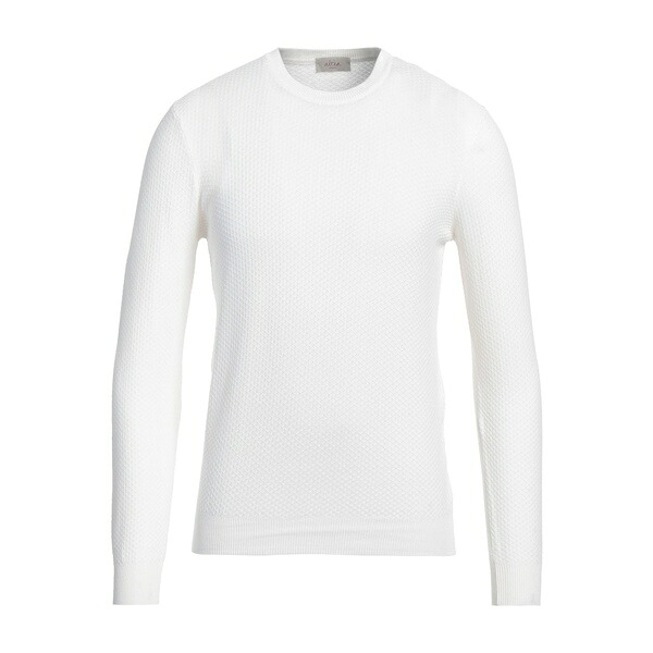 【貨物輸送無料】 アルテア メンズ 編み物\u0026スウェーター アウター Sweaters White