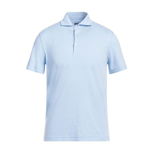 【送料無料】 フェデーリ メンズ Tシャツ トップス Polo shirts Azure