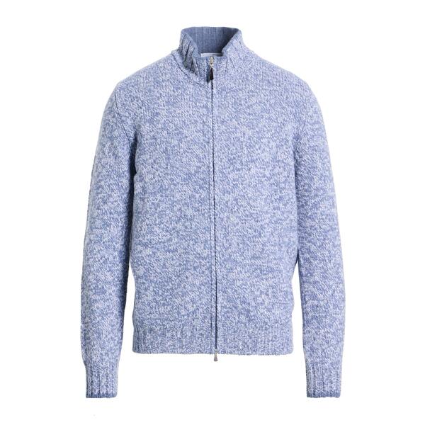 【送料無料】 グランサッソ メンズ カーディガン アウター Cardigans Azure